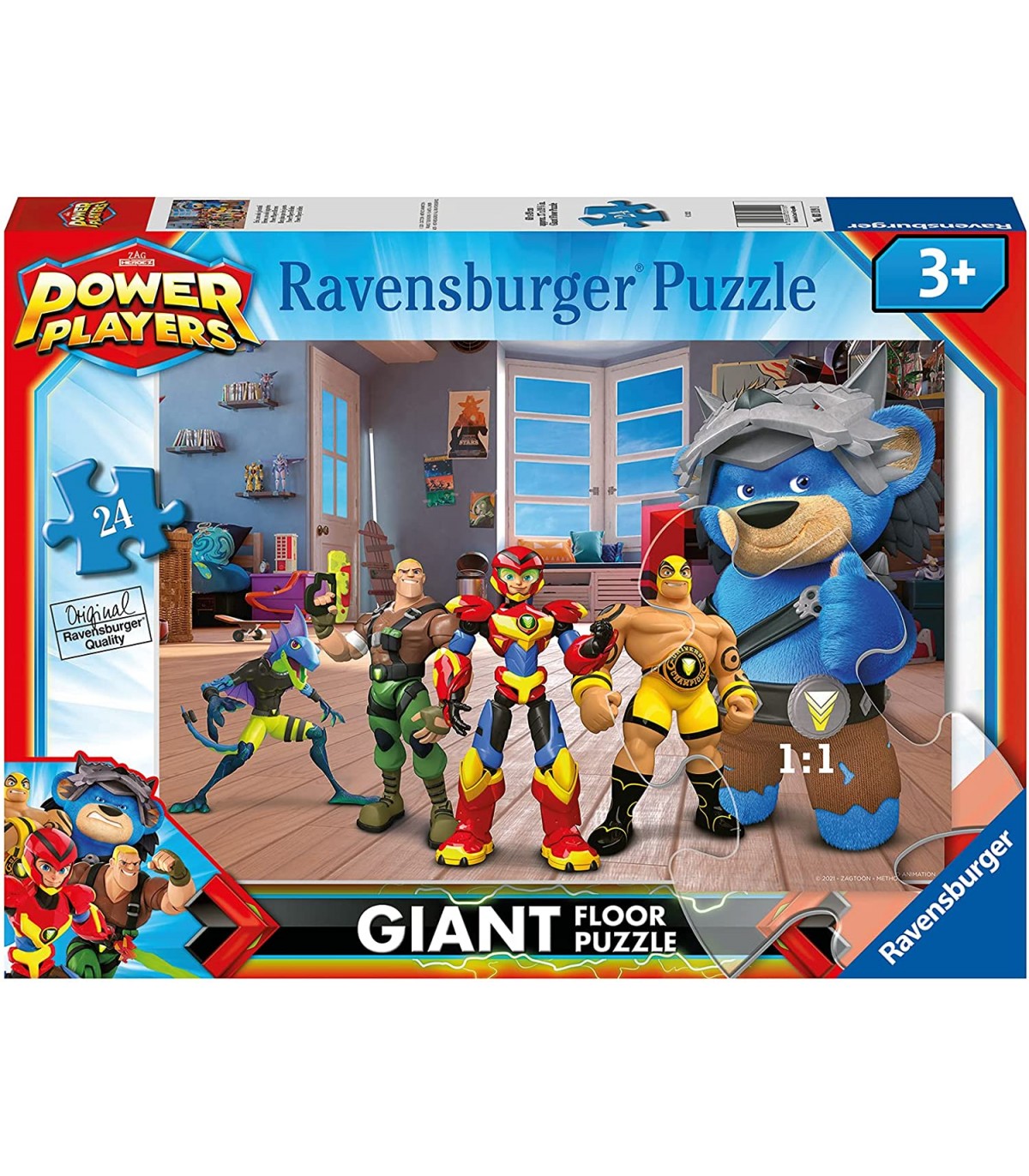 PUZZLE 24 GIANT POWER PLAYERS