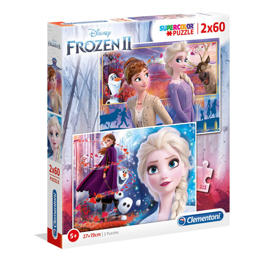 PUZZLE 2X60 PEZZI FROZEN 2