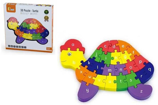 PUZZLE 3D TARTARUGA CON LETTE