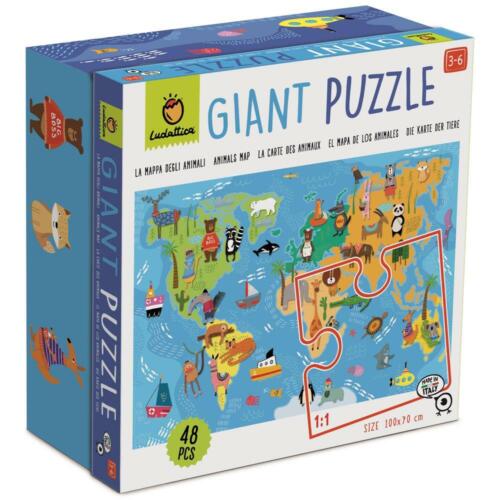 GIANT PUZZLE 48 PZ LA MAPPA DEGLI ANIM