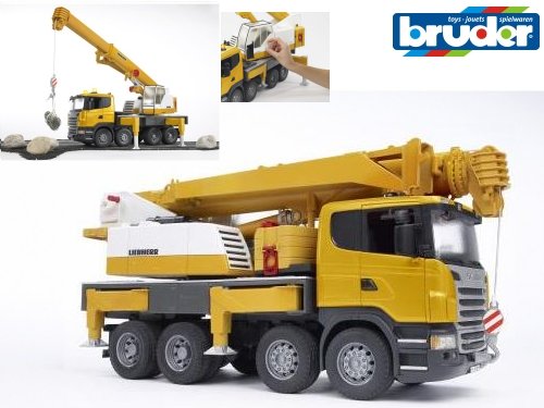 SCANIA GRU LIEBHERR LUCI E SUO