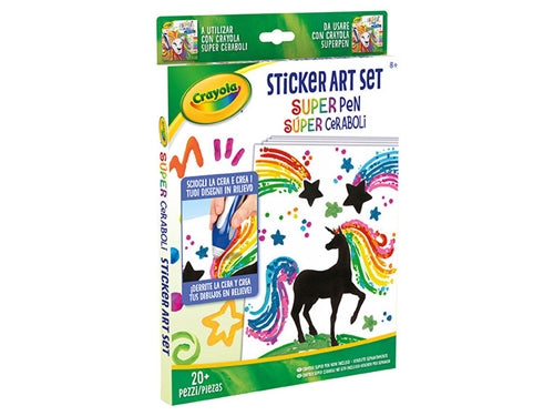 SUPER PEN STICKER ART SET