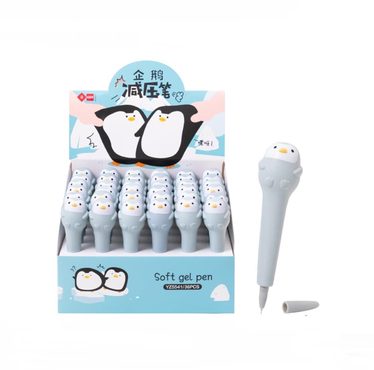 PENNE SQUISHY GEL PINGUINO - Otty